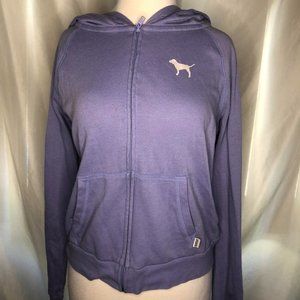 PINK Purple Dog Logo Sweater